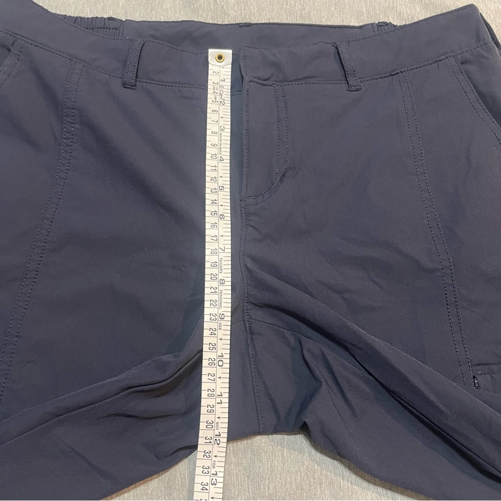 Kirkland Signature Travel Pants Size 10 Navy Blue Ankle Stretch Lightweight - Picture 8 of 11